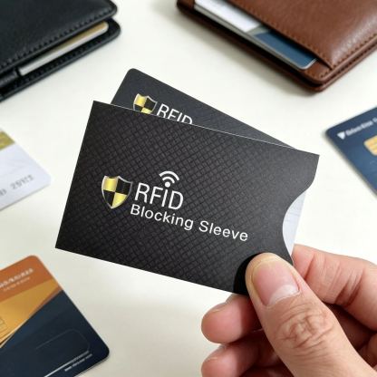 [1 Second to Block Unauthorized Scanning] Aluminum Foil Anti-Magnetic Anti-Theft Card Sleeve