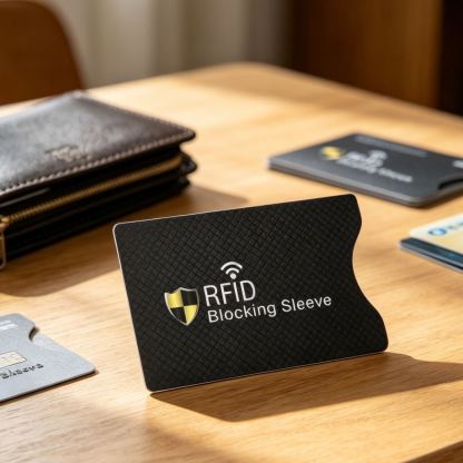 [1 Second to Block Unauthorized Scanning] Aluminum Foil Anti-Magnetic Anti-Theft Card Sleeve