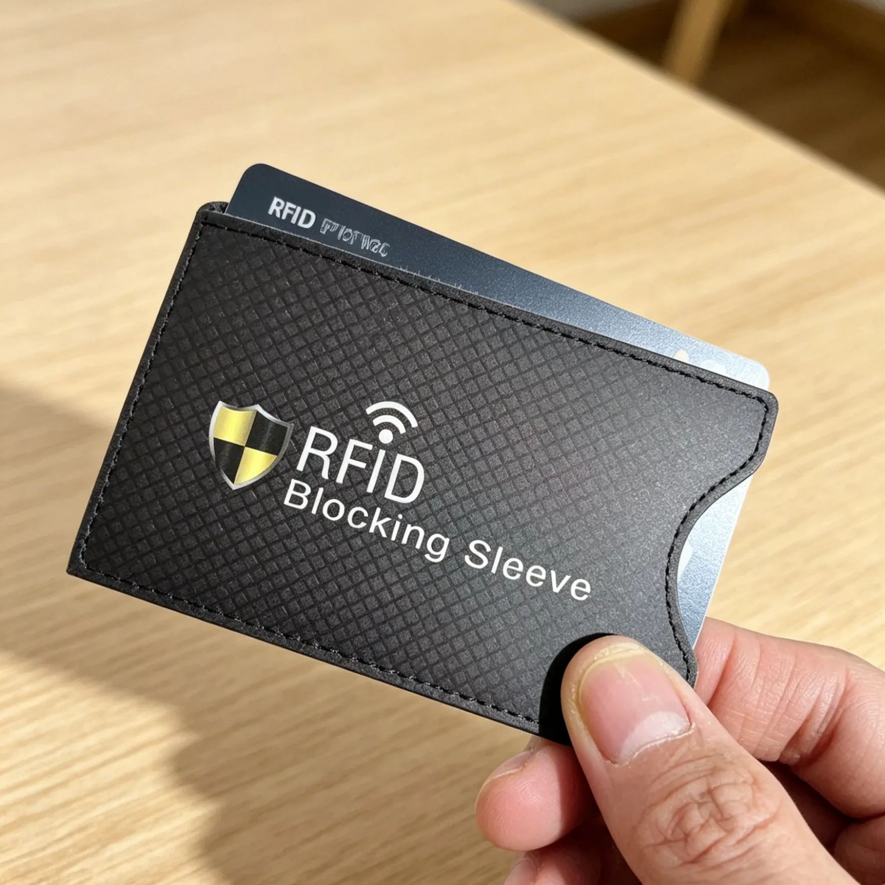 [1 Second to Block Unauthorized Scanning] Aluminum Foil Anti-Magnetic Anti-Theft Card Sleeve