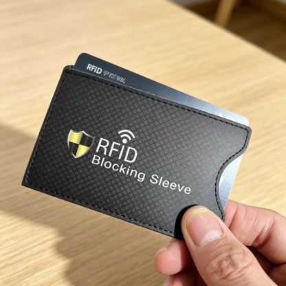 [1 Second to Block Unauthorized Scanning] Aluminum Foil Anti-Magnetic Anti-Theft Card Sleeve