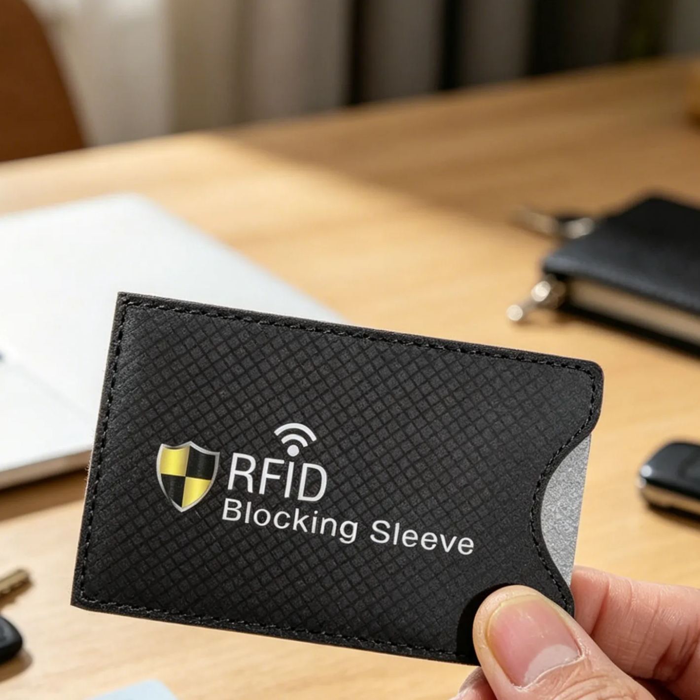 [1 Second to Block Unauthorized Scanning] Aluminum Foil Anti-Magnetic Anti-Theft Card Sleeve