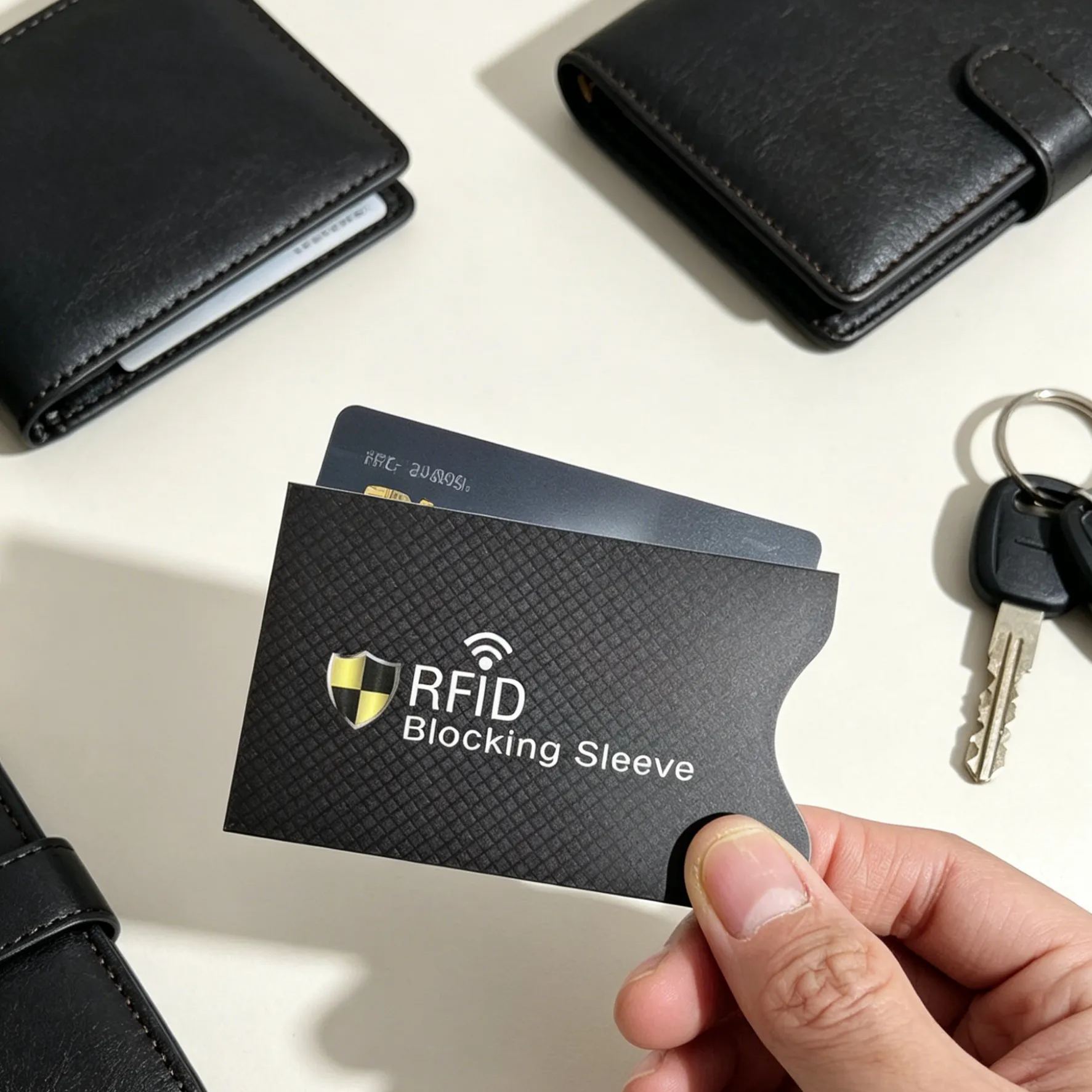 [1 Second to Block Unauthorized Scanning] Aluminum Foil Anti-Magnetic Anti-Theft Card Sleeve