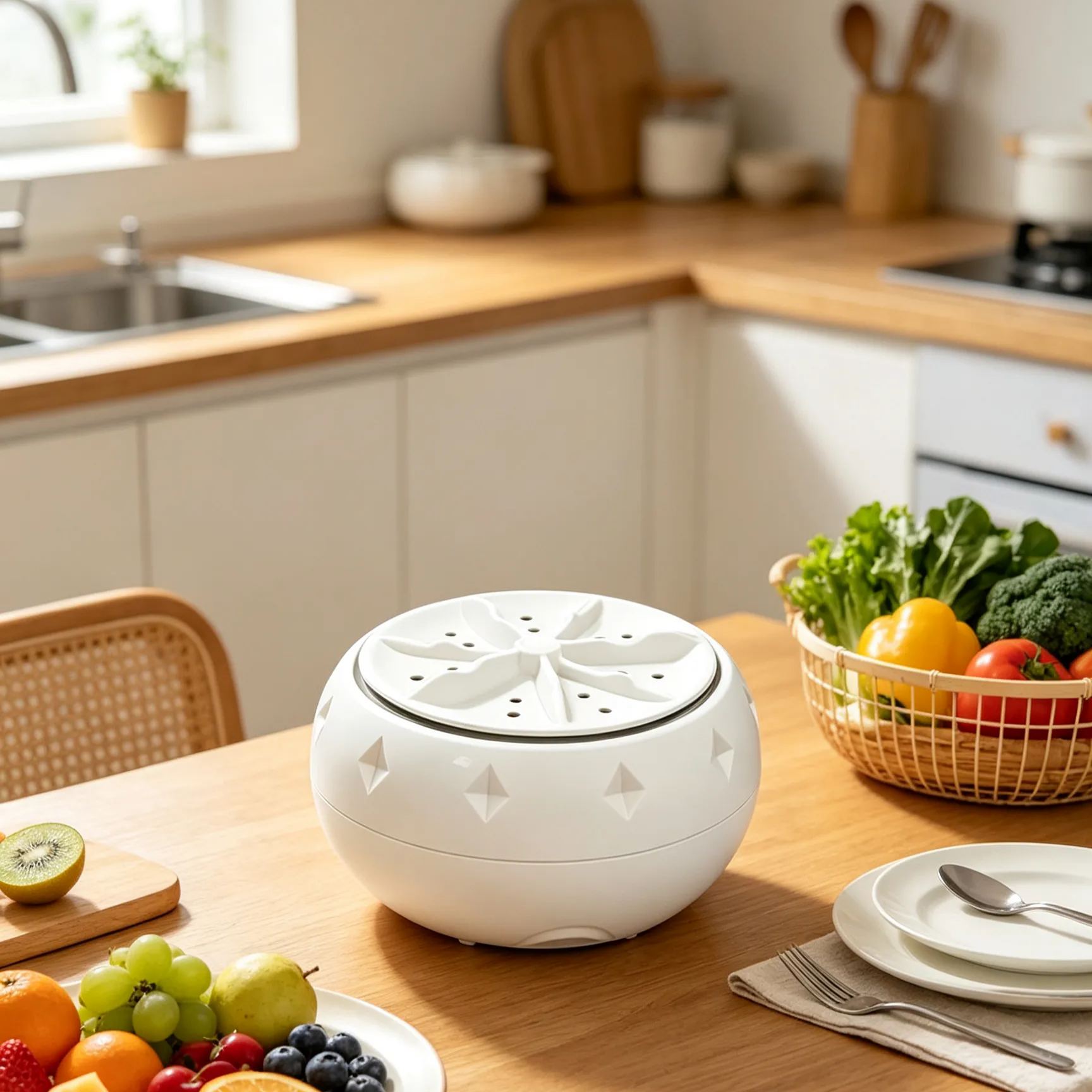 Ultrasonic Fruit and Vegetable Washer