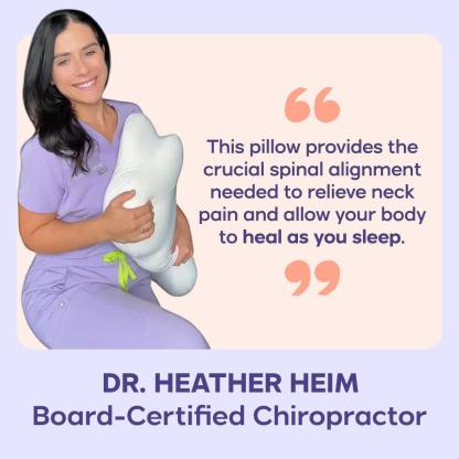 Mellow Sleep |   CloudAlign Pillow + FREE Cooling Pillowcase - Ergonomic Cervical Pillow +Dual-Height Memory Foam with Cooling Pillowcase for Side Back & Stomach Sleepers Best Pillow 2025 Awarded