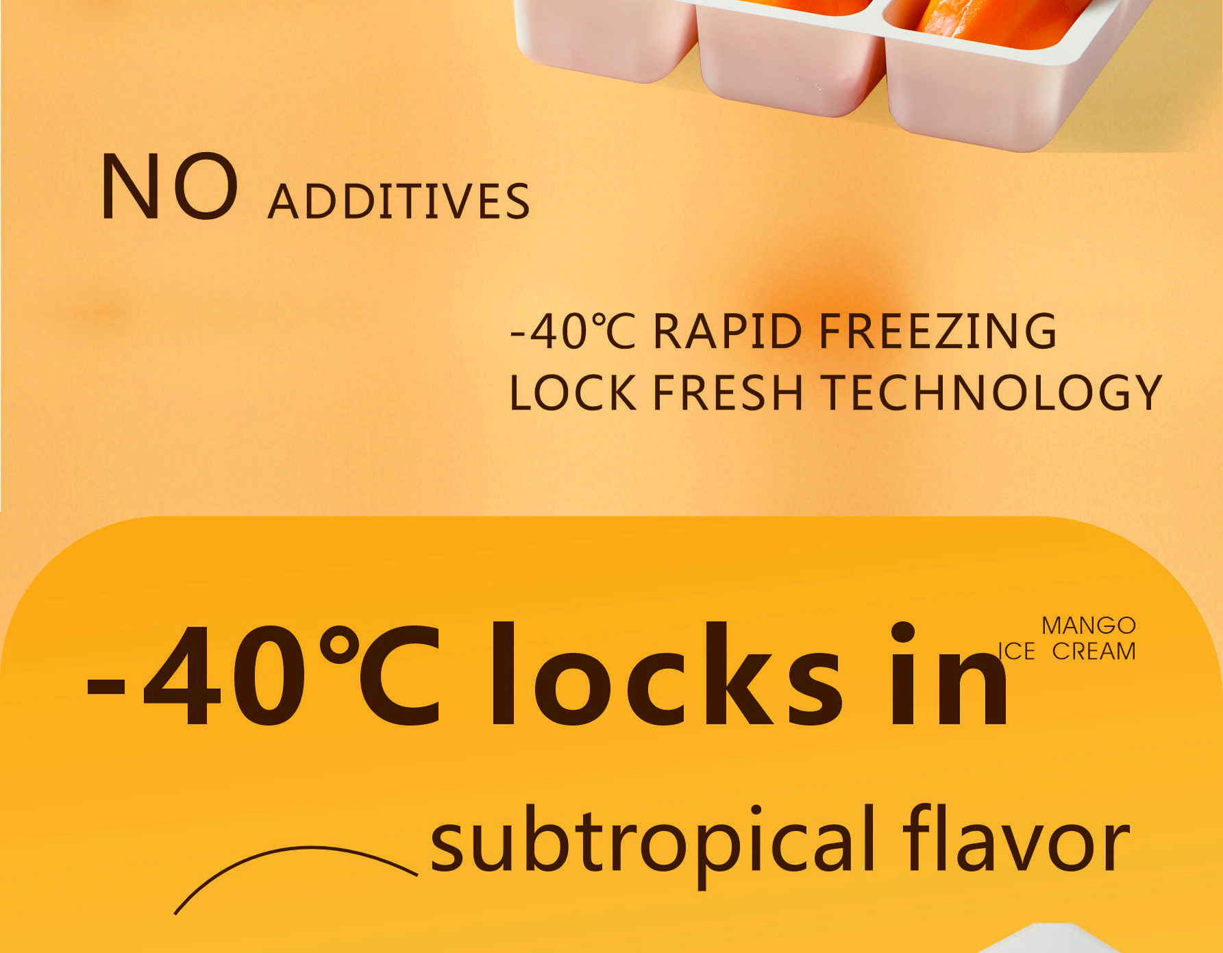 380g亲亲芒冻芒果冰淇淋380gQinqinmango Frozen Mango Ice Cream FDA/HACCP/ISO9001 最小起订100箱-QinQinMang