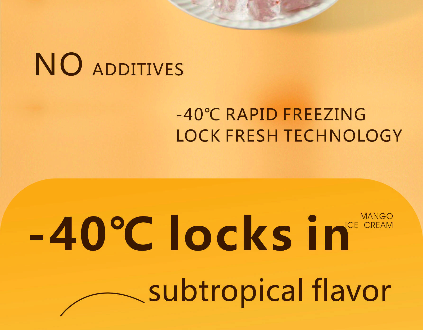 88g亲亲芒冻芒果冰淇淋88gQinqinmango Frozen Mango Ice Cream FDA/HACCP/ISO9001 最小起订100箱-QinQinMang