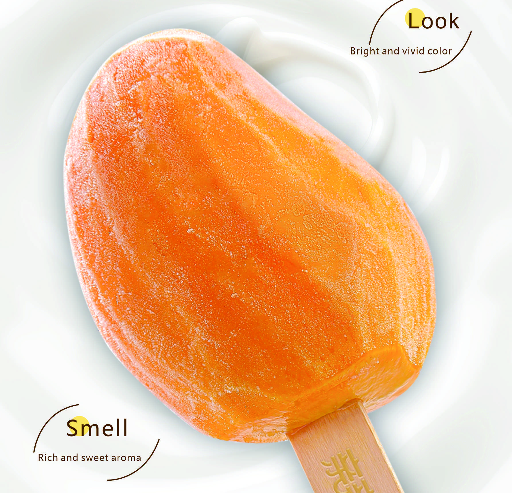 88g亲亲芒冻芒果冰淇淋88gQinqinmango Frozen Mango Ice Cream FDA/HACCP/ISO9001 最小起订100箱-QinQinMang