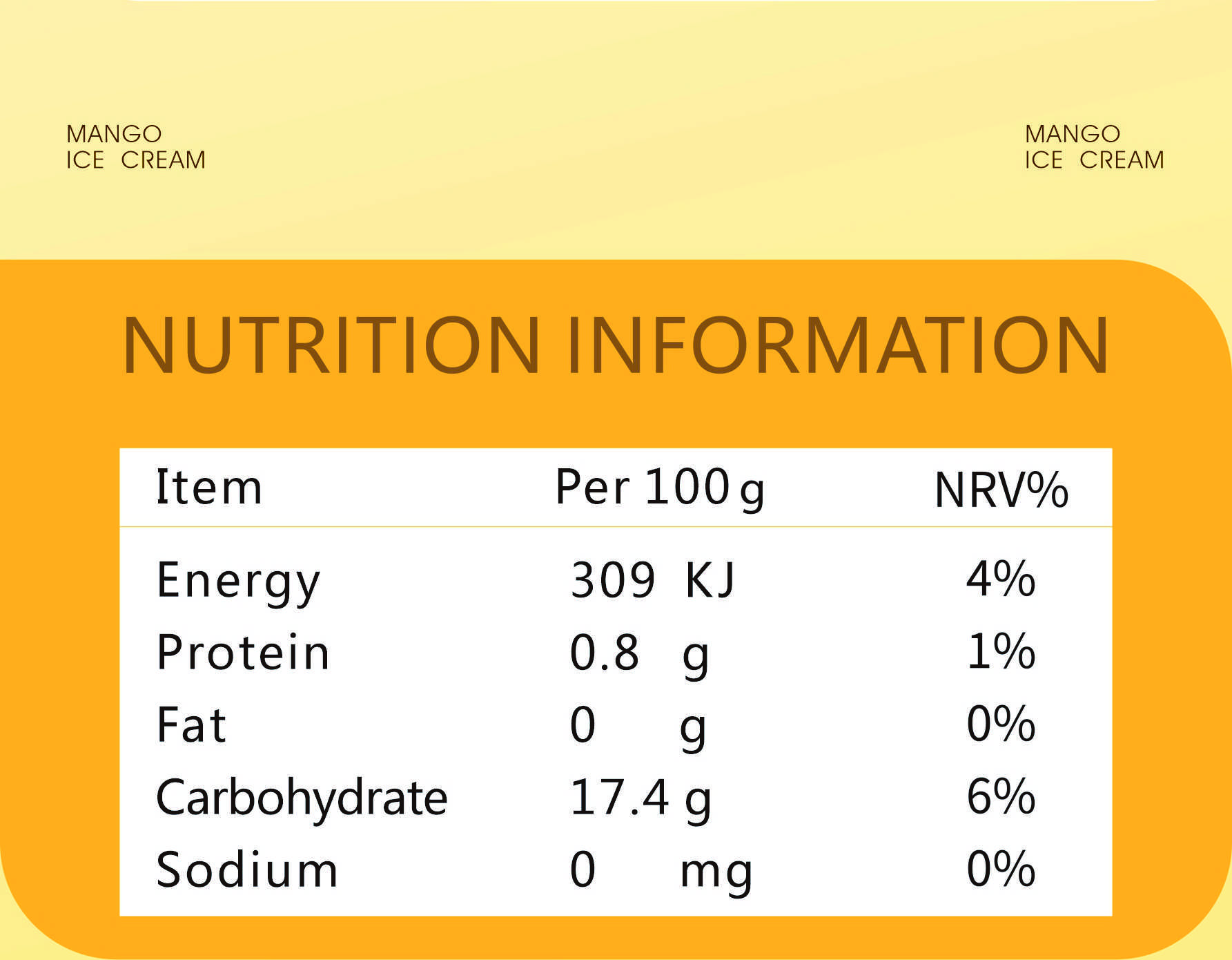 88g亲亲芒冻芒果冰淇淋88gQinqinmango Frozen Mango Ice Cream FDA/HACCP/ISO9001 最小起订100箱-QinQinMang