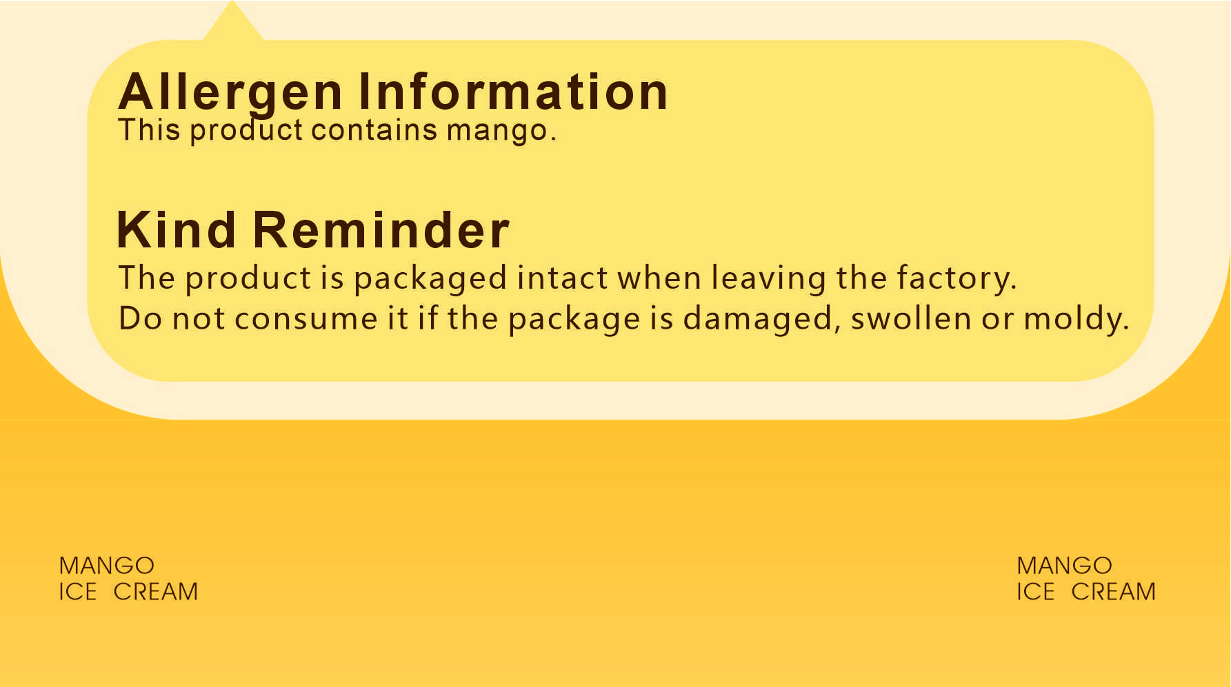 88g亲亲芒冻芒果冰淇淋88gQinqinmango Frozen Mango Ice Cream FDA/HACCP/ISO9001 最小起订100箱-QinQinMang