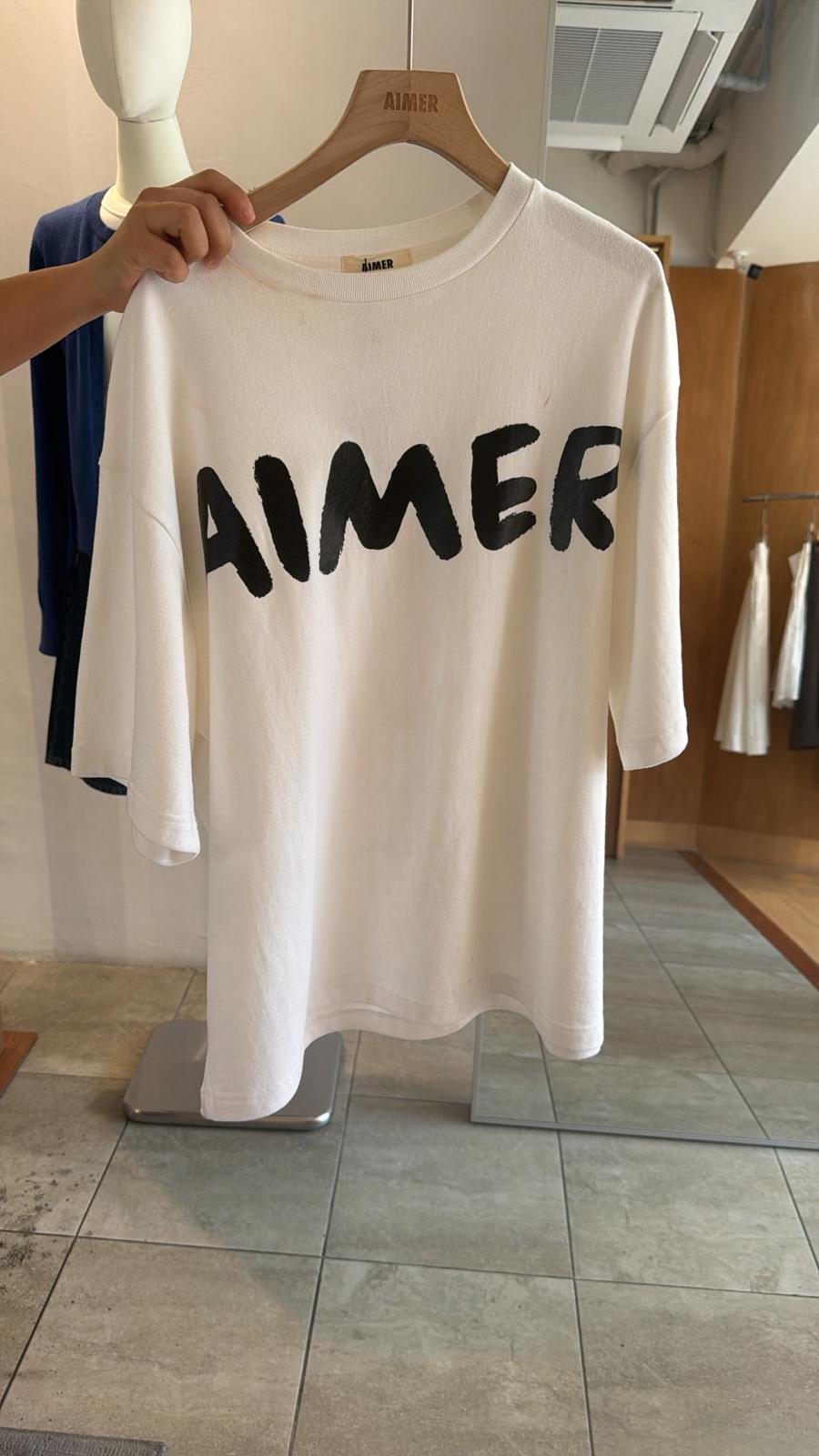 Aimer Brush Logo Tee (PTP C48 X L28)