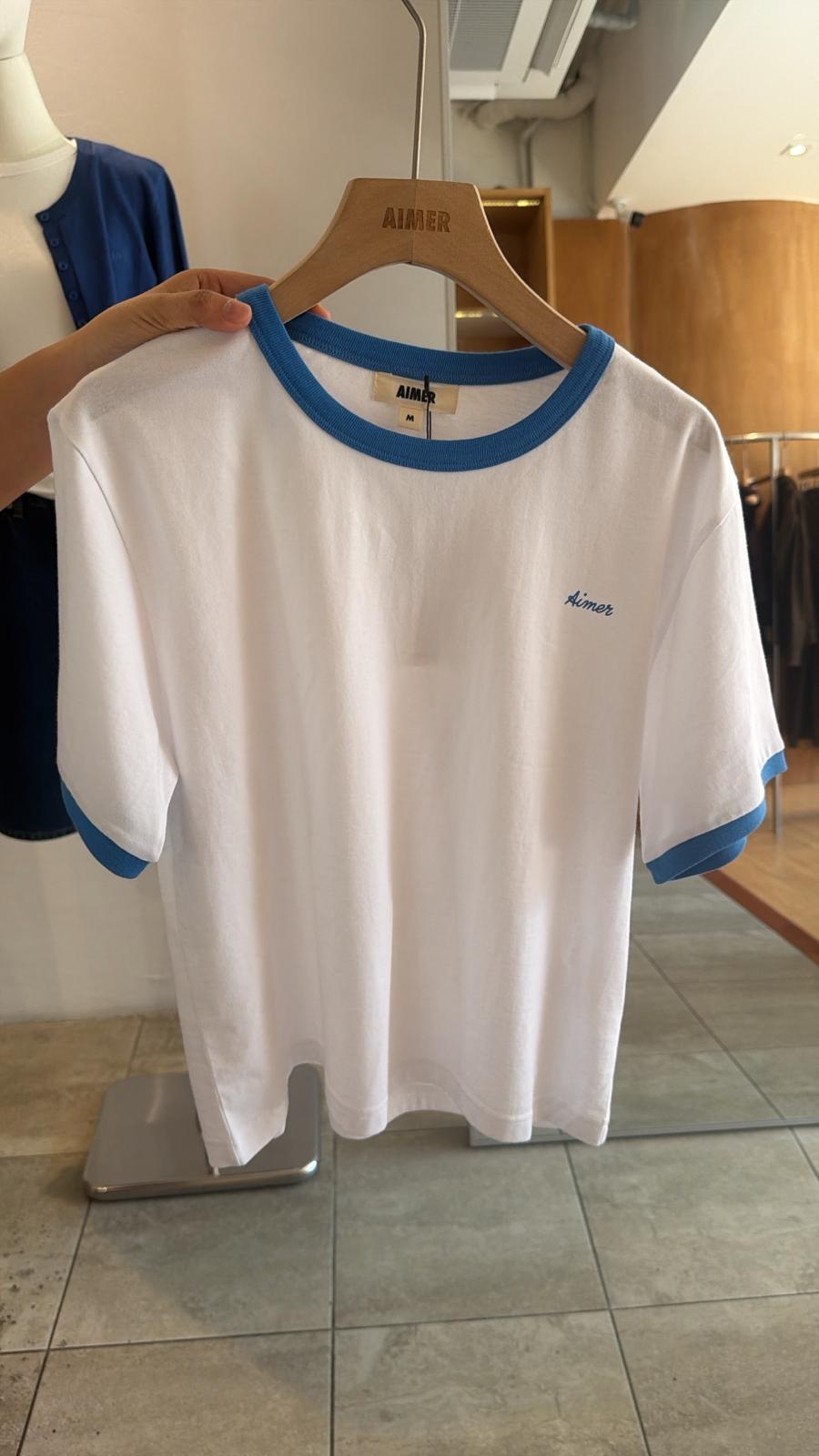 Aimer Contrast Ribbed Tee