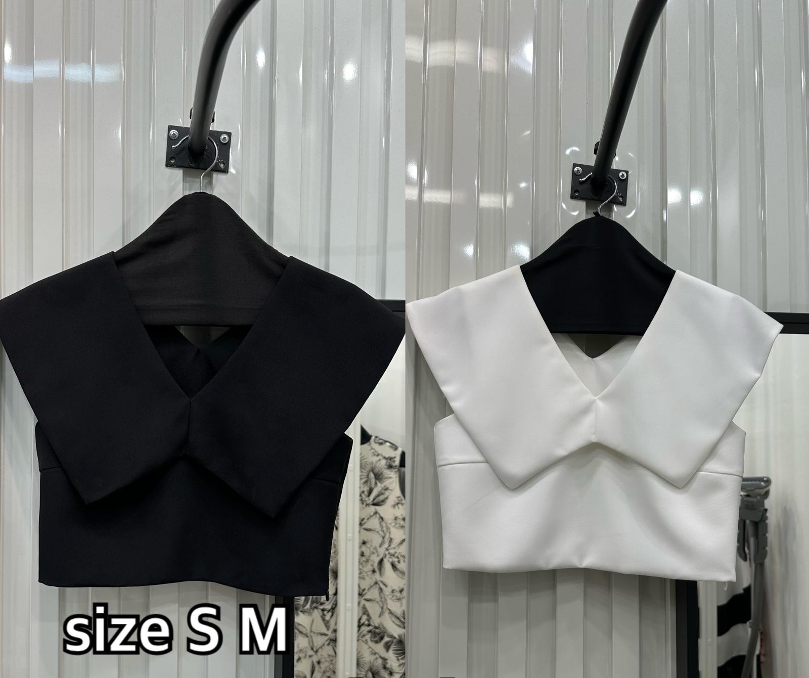 Must be in your closet - W Collar Crop