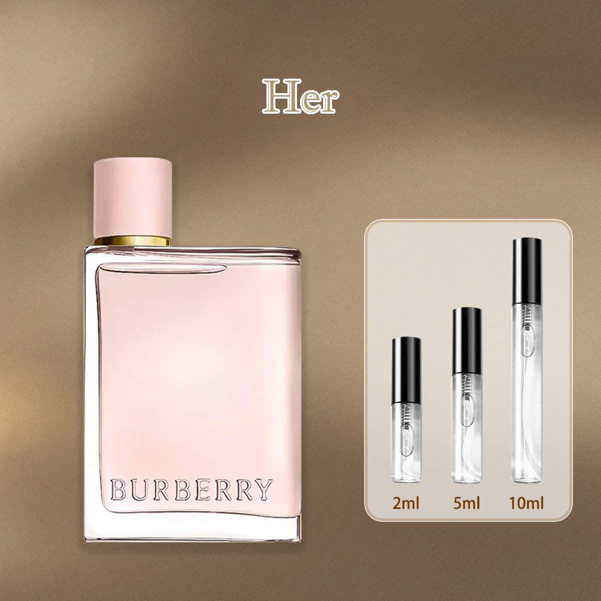 【ของแท้✓ติดทนนาน】 Her EDP 2ml / 5ml / 10ml น้ําหอมผู้หญิง น้ำหอมพกพา พ