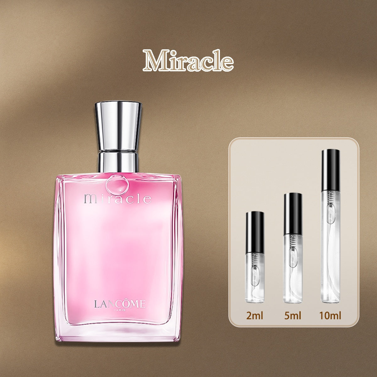 【ของแท้✓ติดทนนาน】 Miracle EDP 2ml / 5ml / 10ml น้ําหอมผู้หญิง น้ำหอมมิ