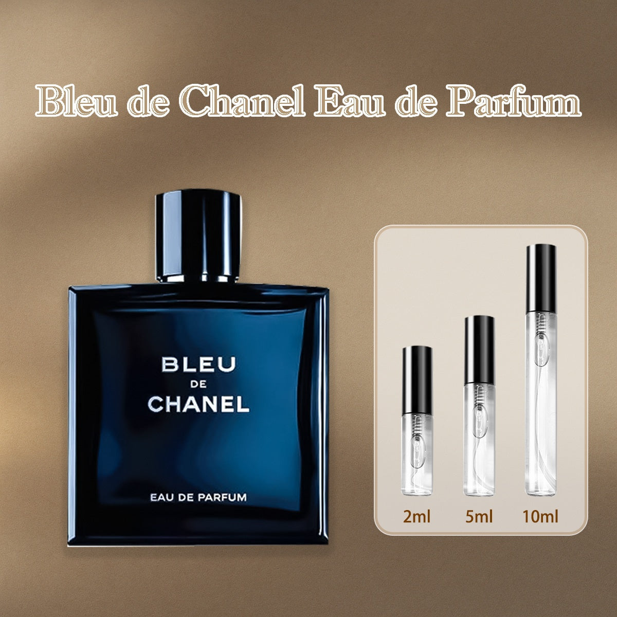 【ของแท้✓ติดทนนาน】Bleu de EDP 2ml / 5ml / 10ml สำหรับผู้ชาย ขนาดพกพา น้ำหอมตัวอย่าง พร้อมส่ง
