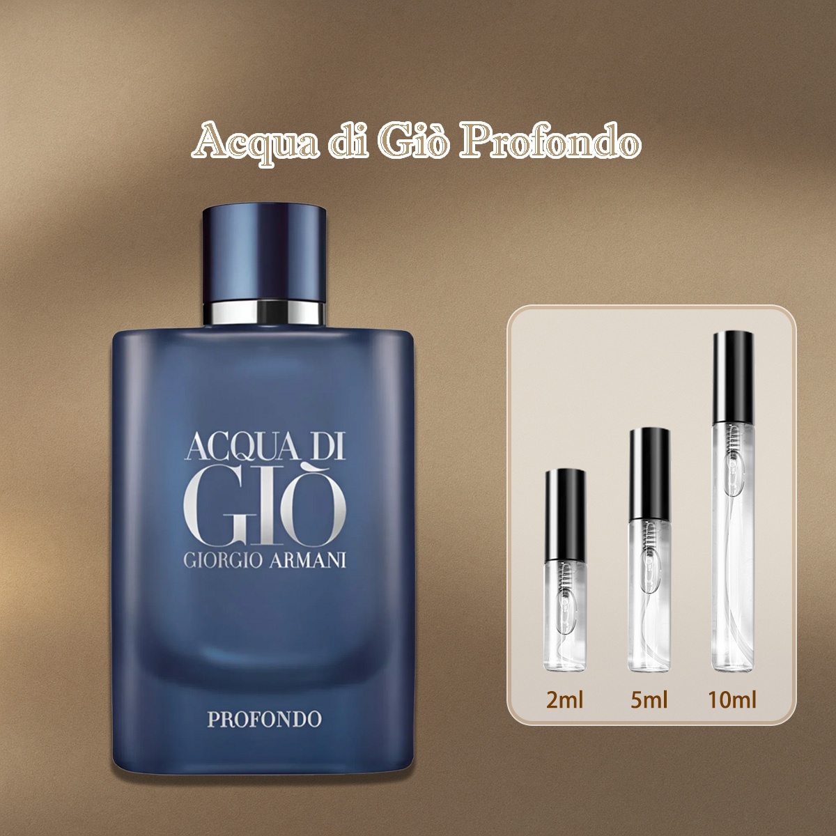 【ของแท้✓จัดส่งรวดเร็ว】Acqua di Gio EDT & Acqua di Giò Profumo EDP 2ml/5ml/10ml น้ําหอมชาย น้ำหอมขายดี  น้ำหอมพกพา น้ําหอมเสน่ห์ กลิ่นติดทนนาน