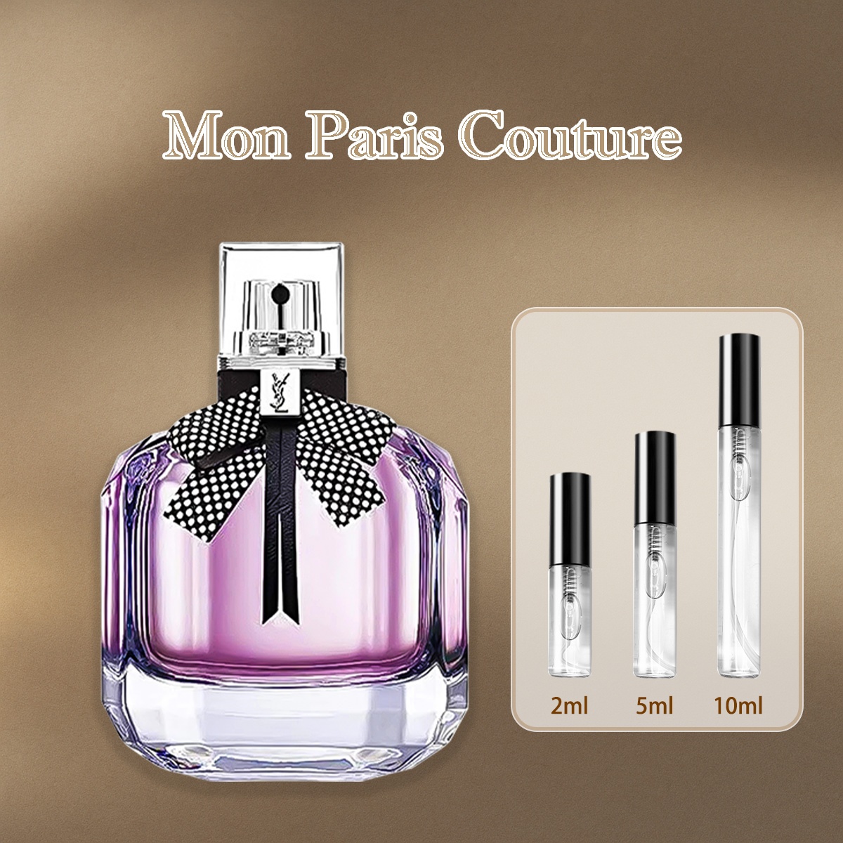 【ของแท้✓ติดทนนาน】Mon Paris Couture EDP 2ml / 5ml / 10ml น้ําหอมผู้หญิง น้ำหอมพกพา ขนาดทดลอง