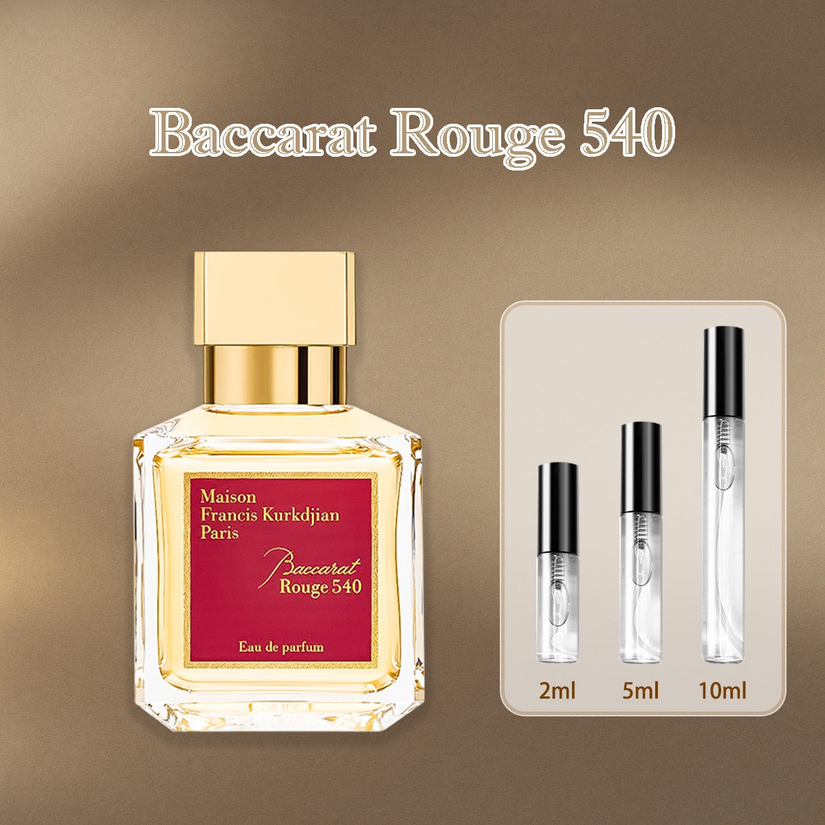 【ของแท้✓พร้อมส่ง】Baccarat Rouge 540 EDP & A La Rose & Aqua Universalis 2ml / 5ml / 10ml น้ําหอม unisex น้ำหอมพกพา กลิ่นติดทนนาน