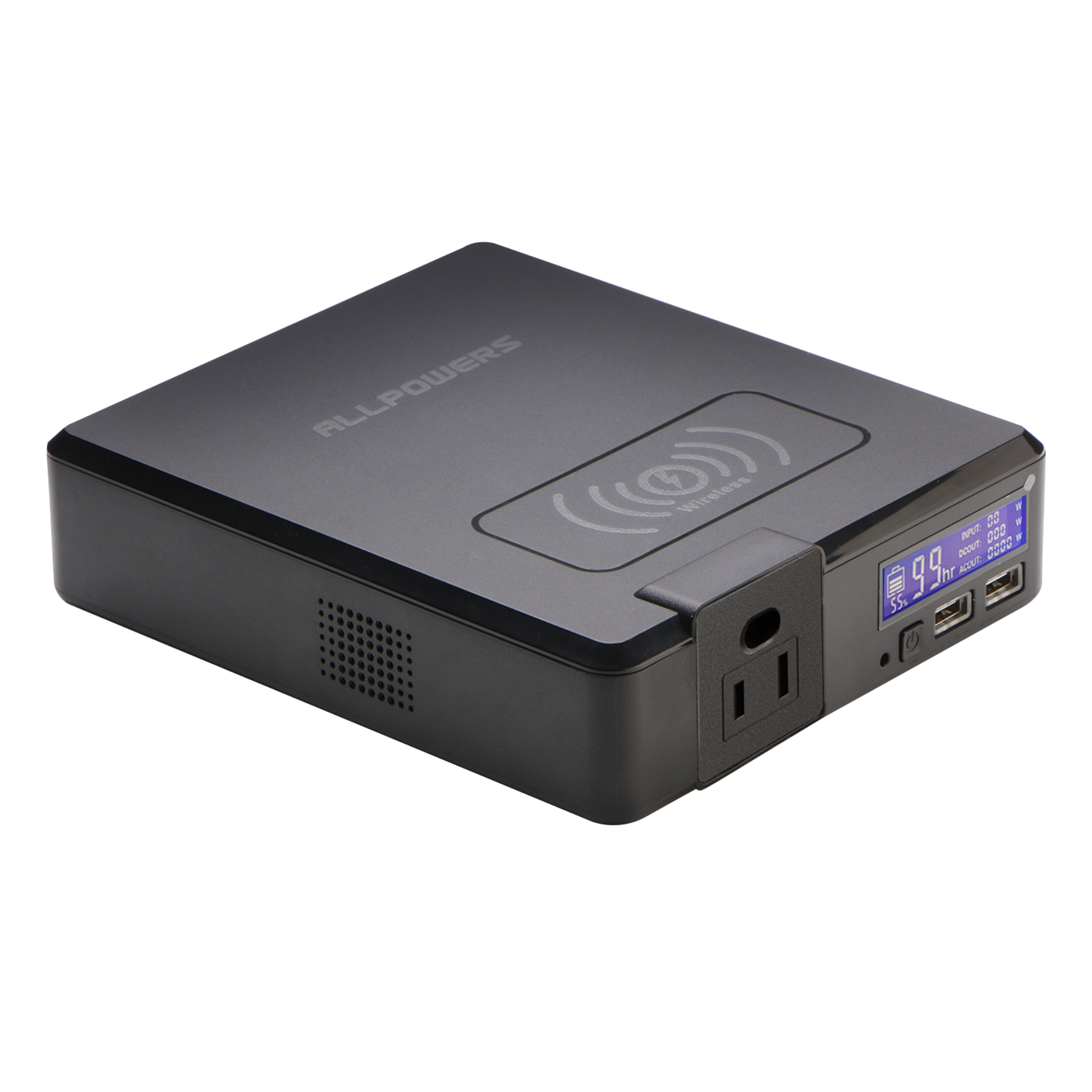 ALLPOWERS S200 solar and AC charging inputs, a reliable mini solar generator for home and outdoor use.