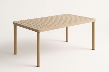 Beige Aluminium Outdoor Table