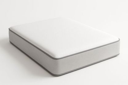 Queen Size Memory Foam Mattress White/Grey 203cm x 152cm x 28cm