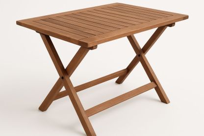 Teak Wood Rectangular Folding Table
