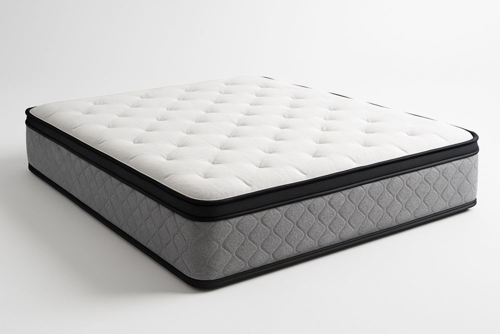 Queen Size Pillow Top Mattress Memory Foam Innerspring 203cm x 152cm x 30cm