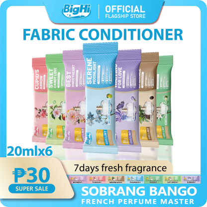 BigHi 20MLx6 Fabric Conditioner Serene Moonlight Pear and Freesia Scent