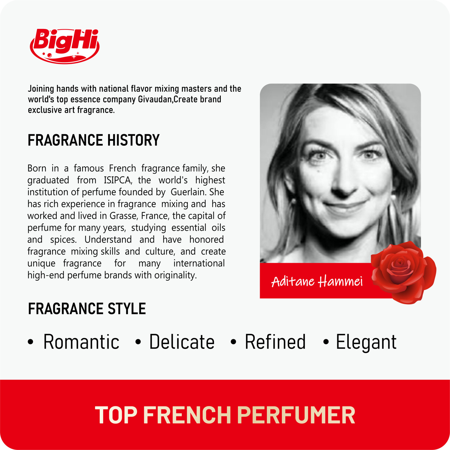 BigHi 20ML Fabric Conditioner Cupid's Arrow Eastern Rose Scent