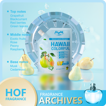 BigHi 500G Liquid Laundry Detergent Hawaii Colorful Pear Scents
