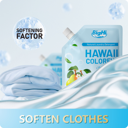BigHi 500G Liquid Laundry Detergent Hawaii Colorful Pear Scents