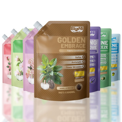 BigHi 1500ML Fabric Conditioner Golden Embrace Vanilla Mocha Scent 