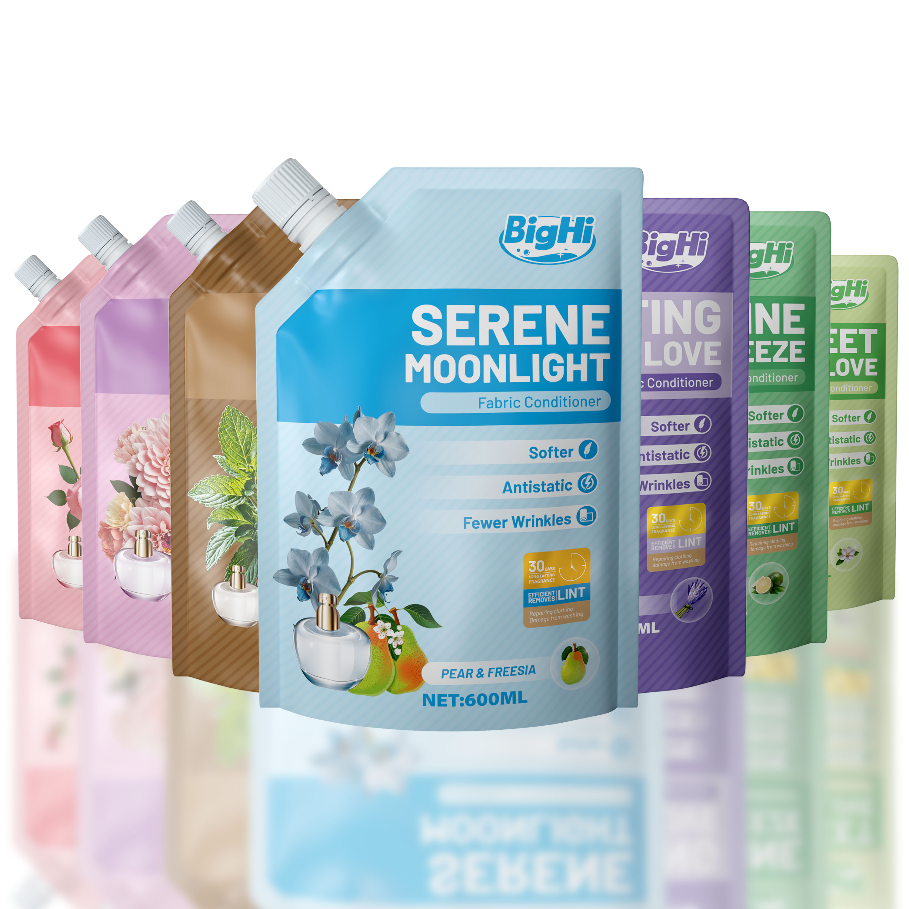 BigHi 600ML Fabric Conditioner Serene Moonlight Pear and Freesia Scent