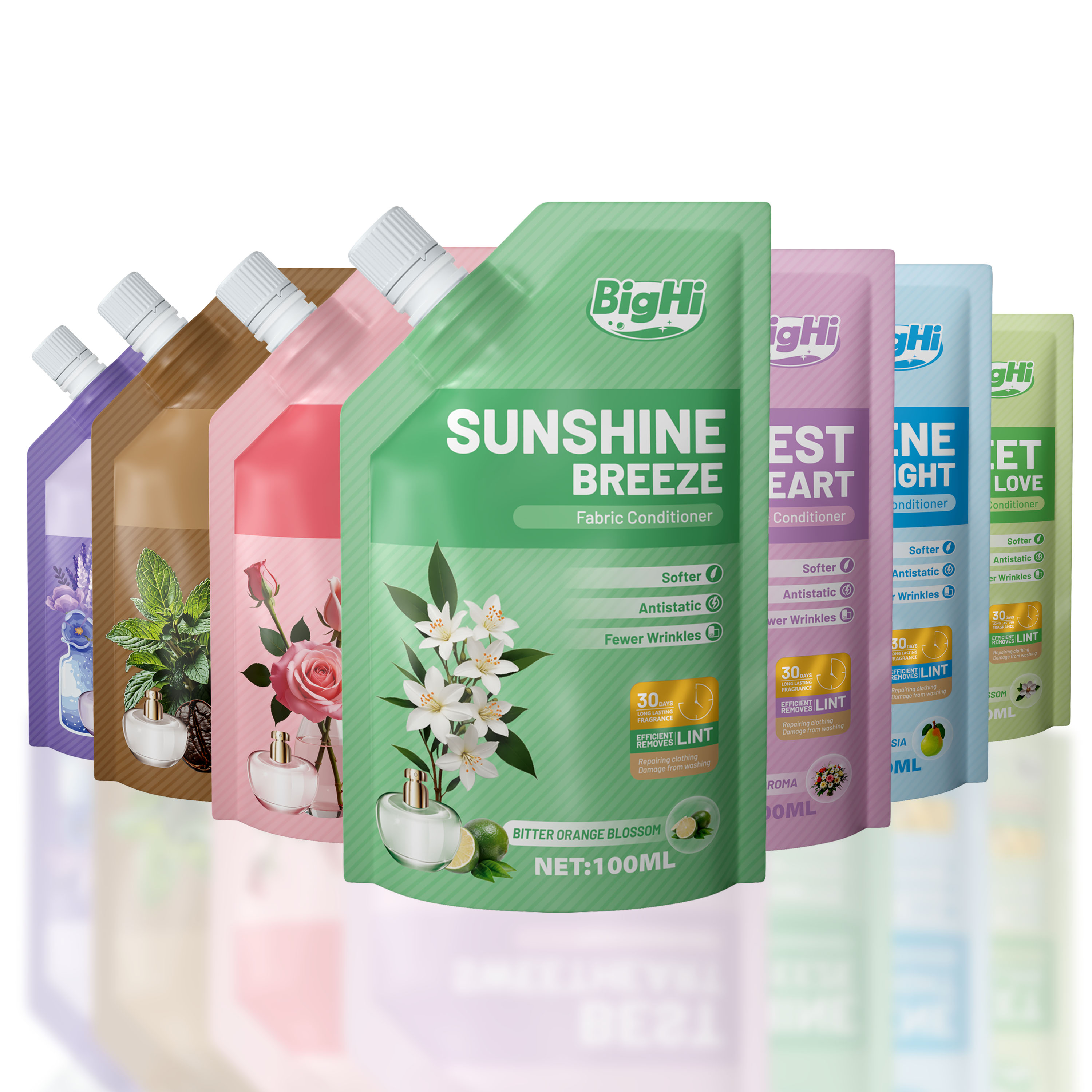 BigHi 100ML Fabric Conditioner Sunshine Breeze Bitter Orange Blossom Scent