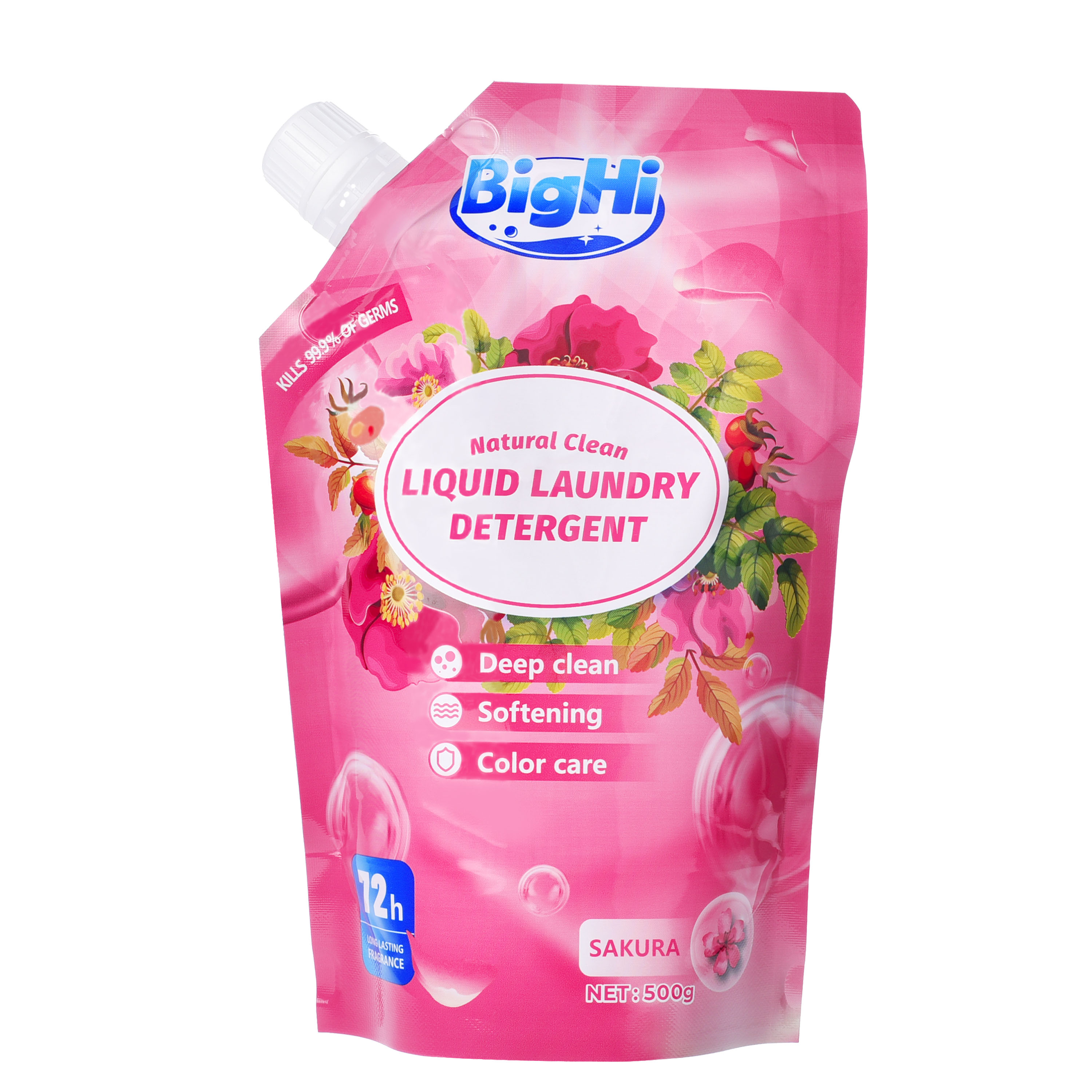 BigHi 500G Liquid Laundry Detergent Sakura Scents