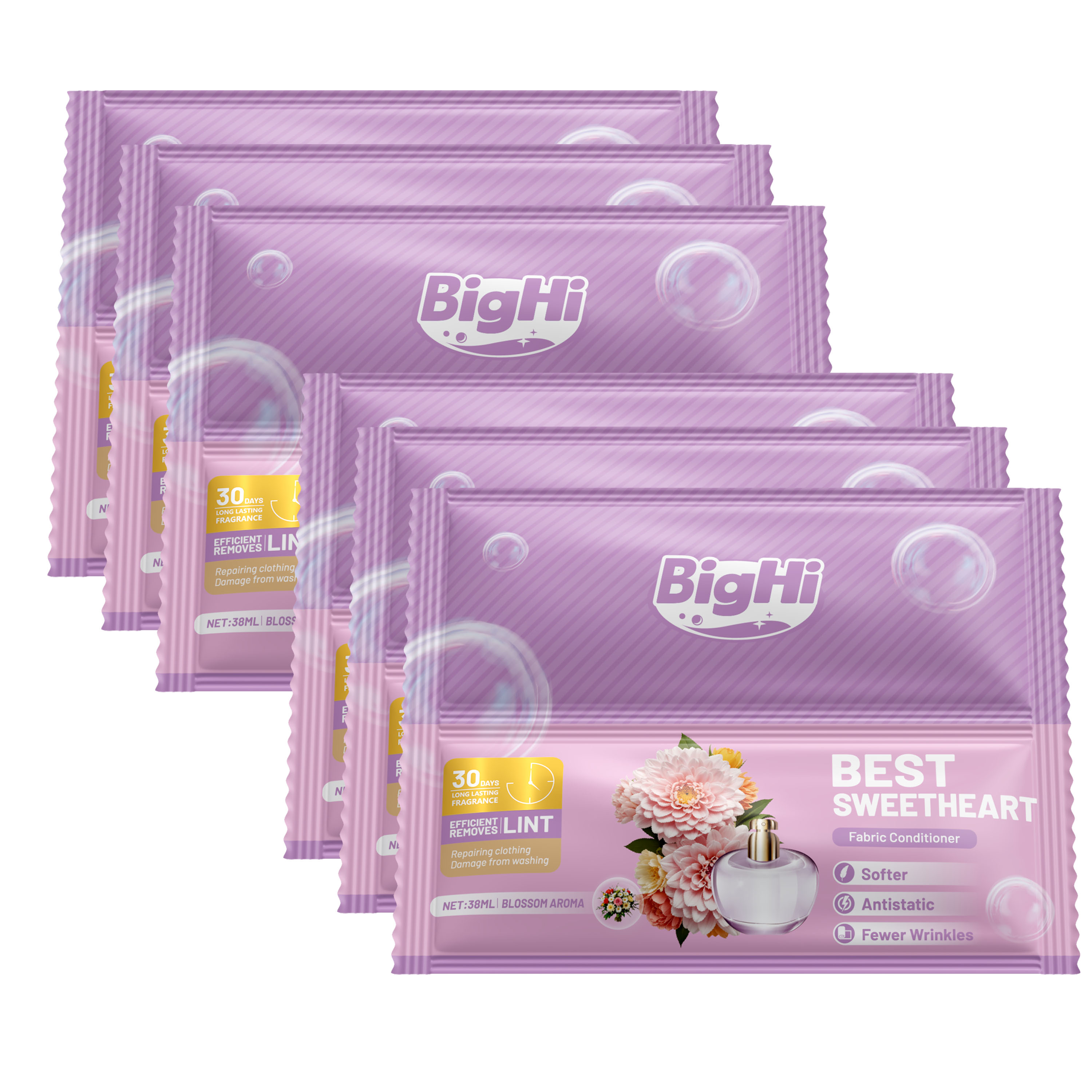 BigHi 38MLx6  Fabric Conditioner Best Sweetheart Blossom Aroma Scent