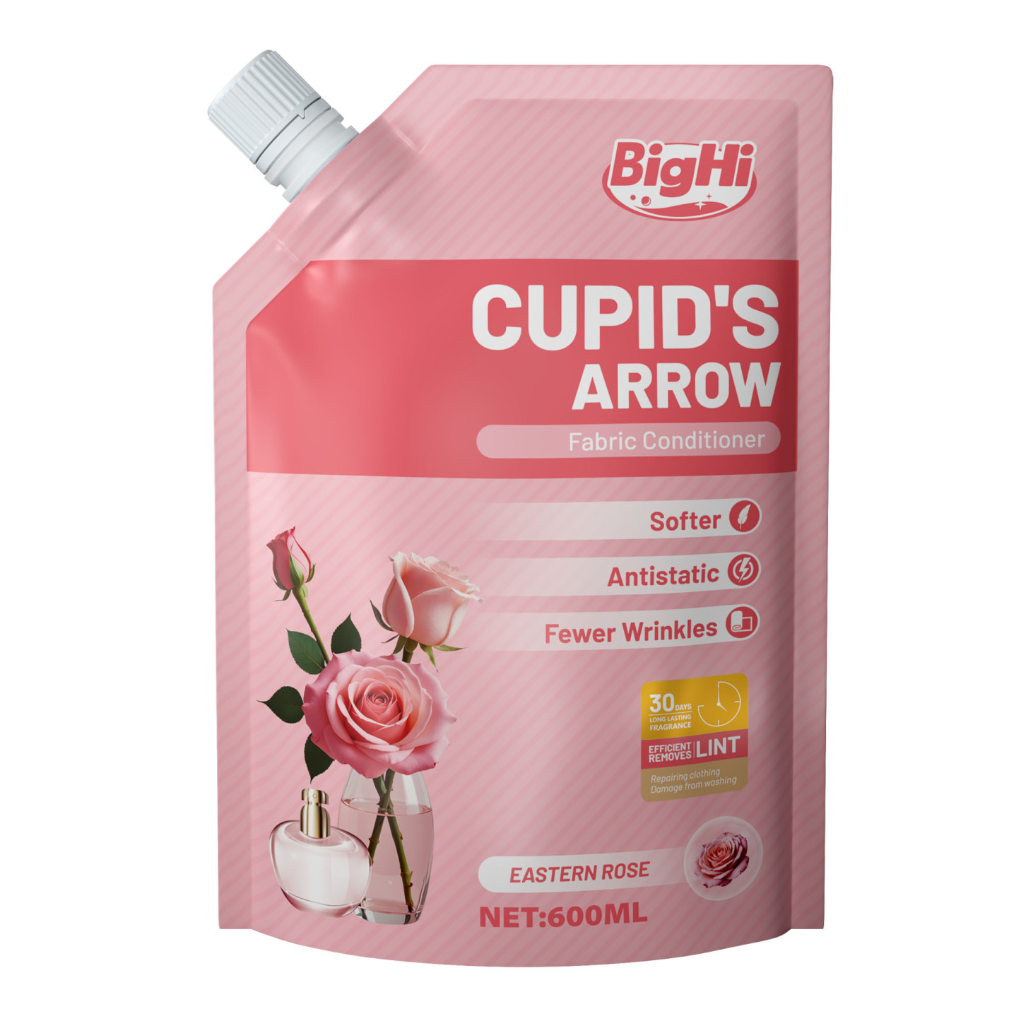BigHi 600ML Fabric Conditioner Cupid's Arrow Eastern Rose Scent