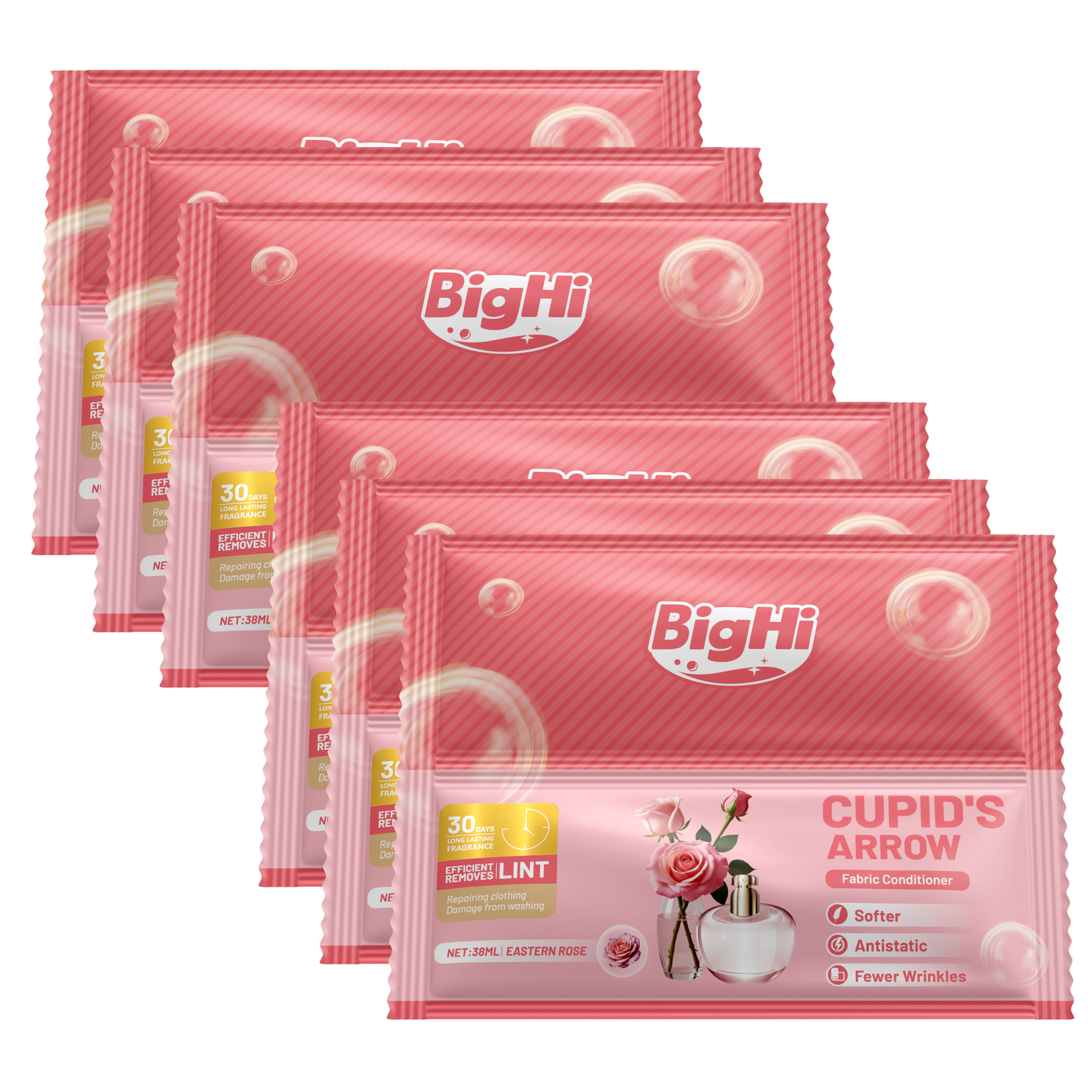 BigHi 38MLx6 Fabric Conditioner Cupid's Arrow Eastern Rose Scent