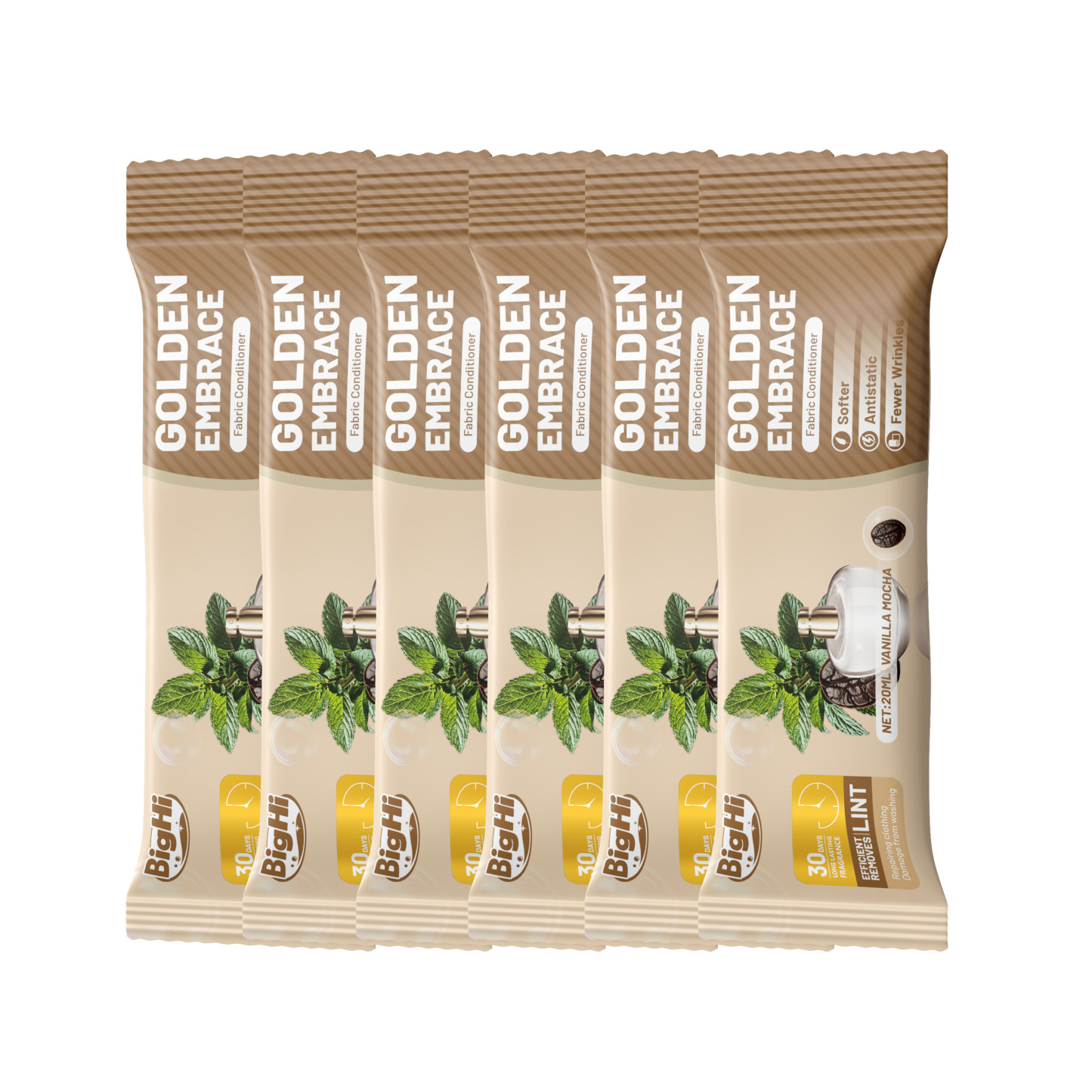 BigHi 1500ML Fabric Conditioner Golden Embrace Vanilla Mocha Scent