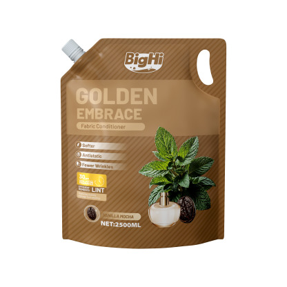 BigHi 2500ML Fabric Conditioner Golden Embrace Vanilla Mocha Scent 