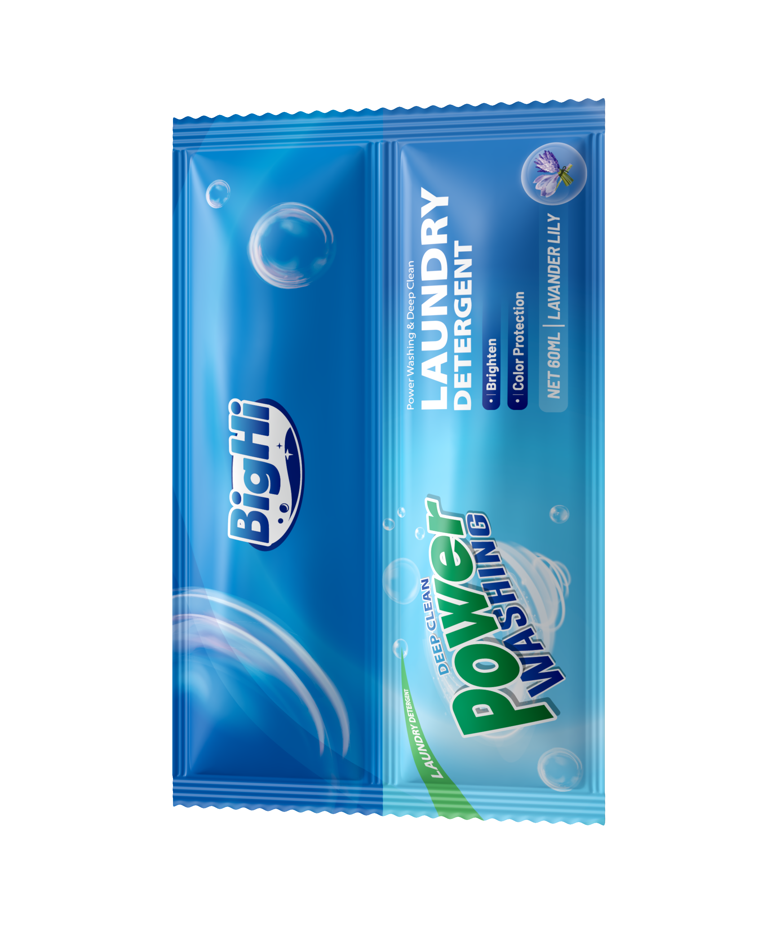 BigHi 60ML Liquid Laundry Detergent Power Washing Lavander Lily Scent