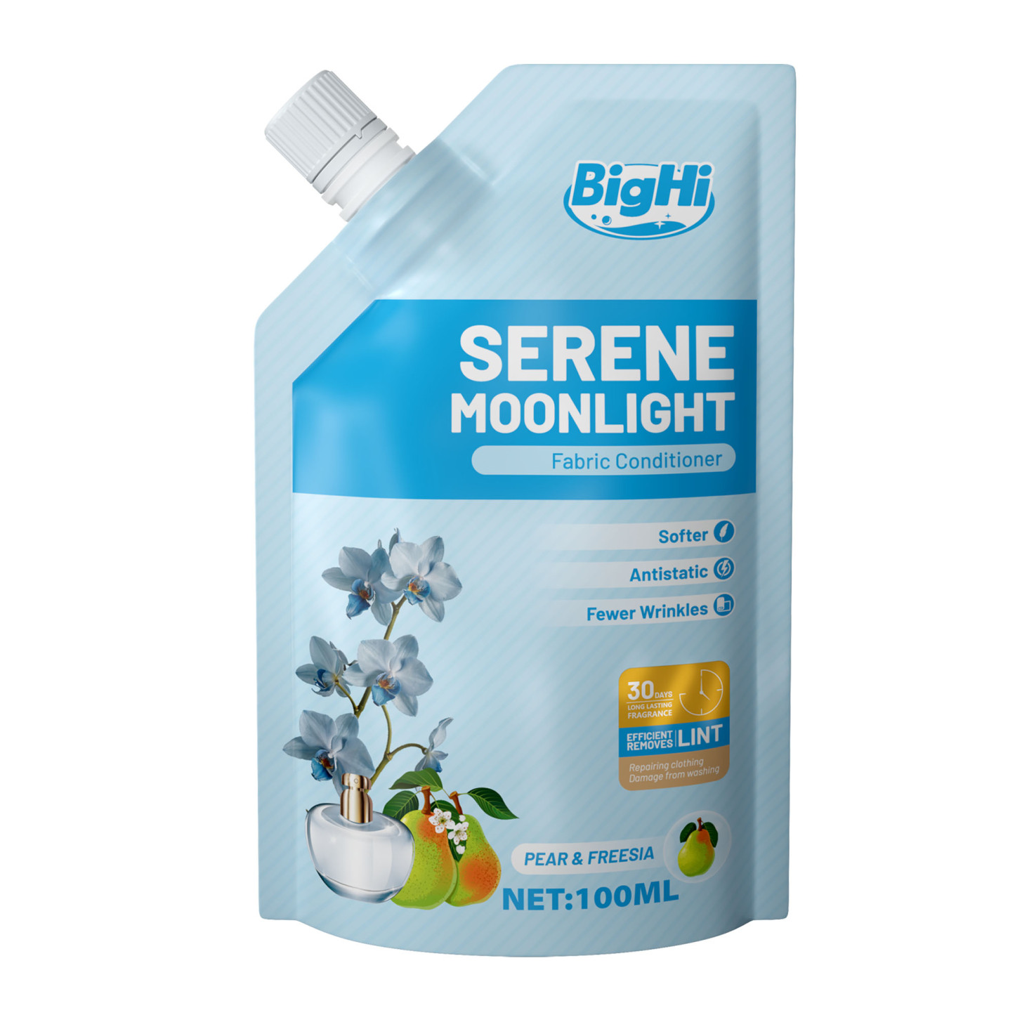 BigHi 100ML Fabric Conditioner Serene Moonlight Pear and Freesia Scent