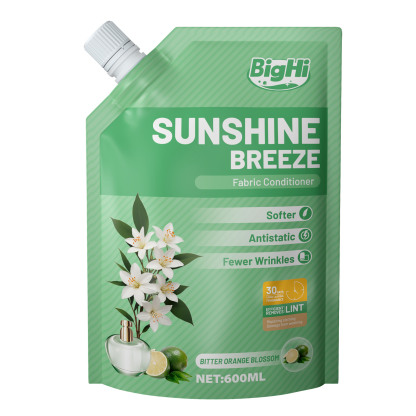 BigHi 600ML Fabric Conditioner Sunshine Breeze Bitter Orange Blossom Scent