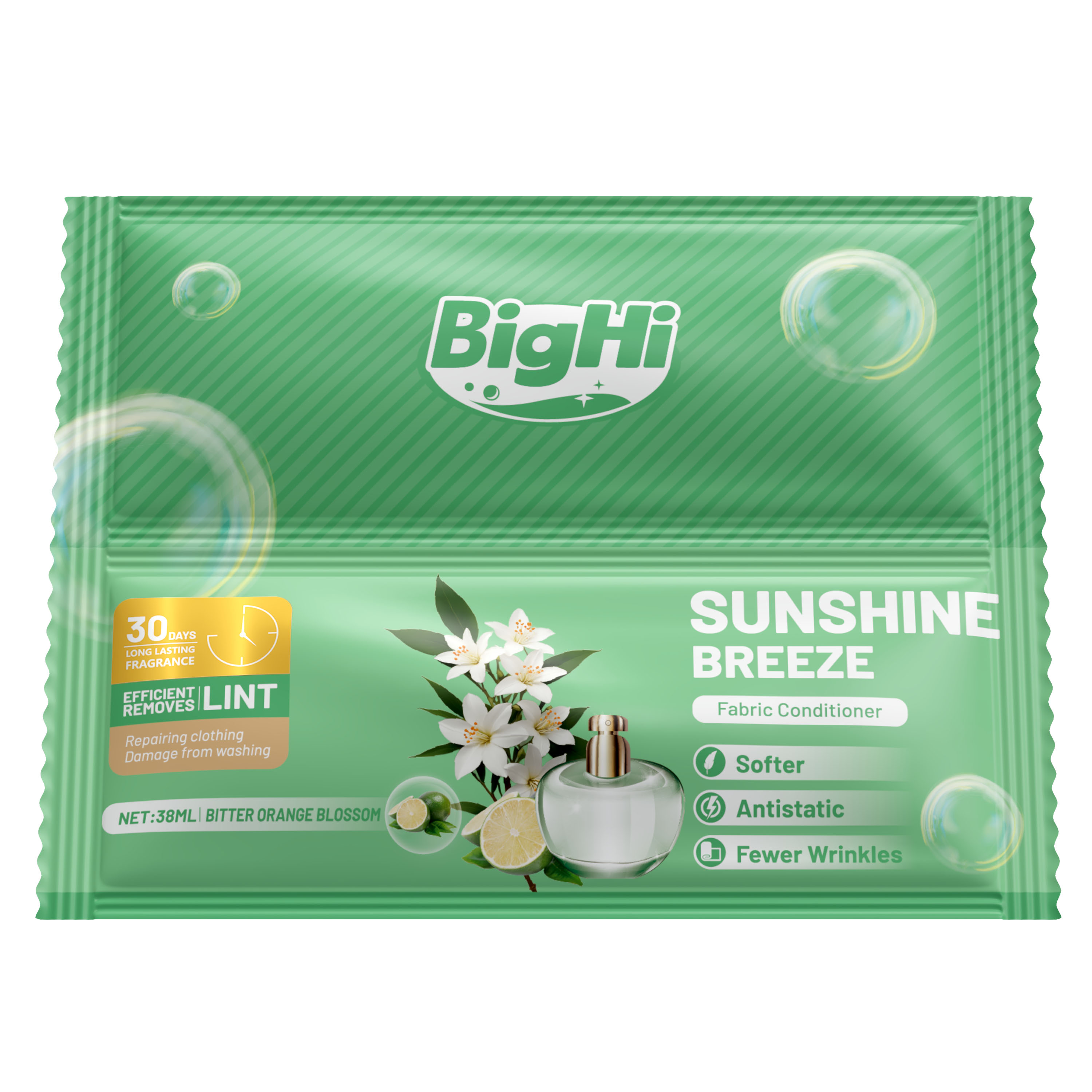 BigHi 38ML Fabric Conditioner Sunshine Breeze Bitter Orange Blossom Scent