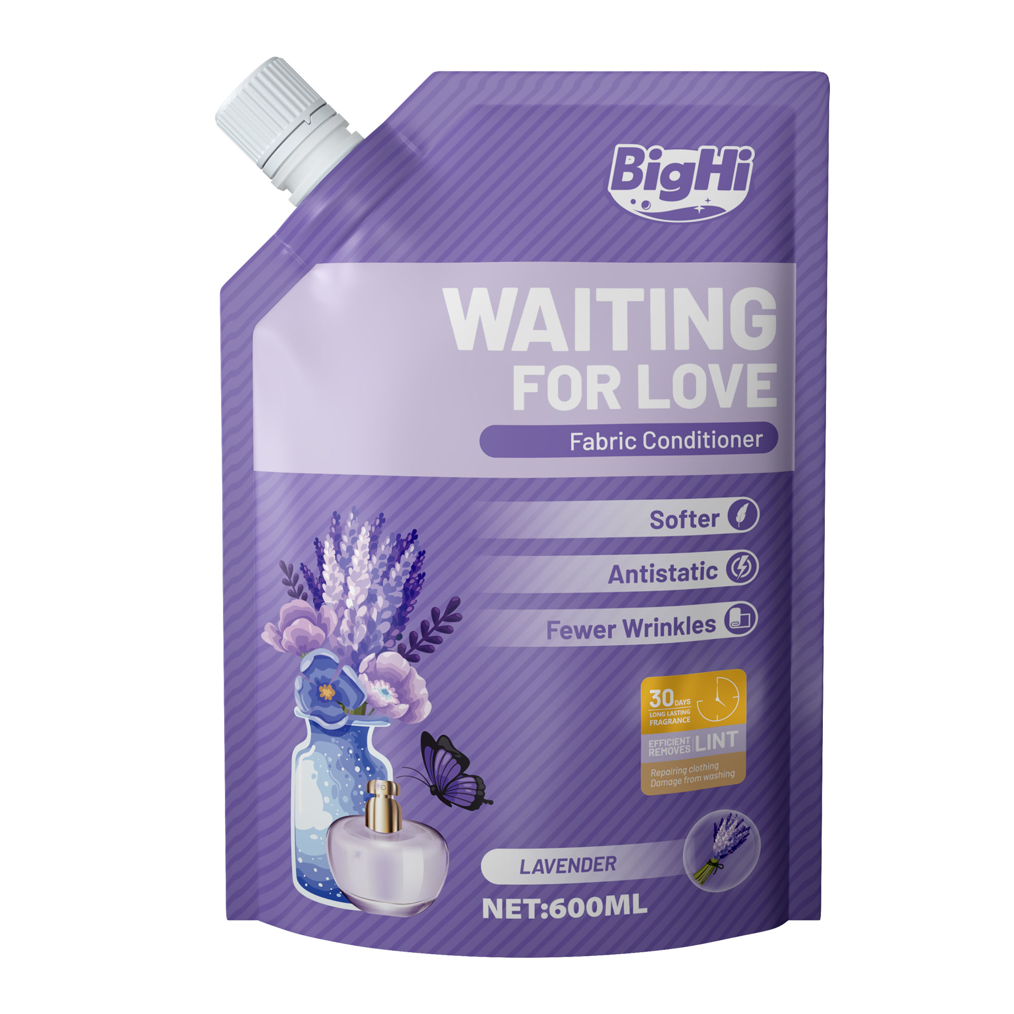 BigHi 600ML Fabric Conditioner Waiting For Love Lavender Scent