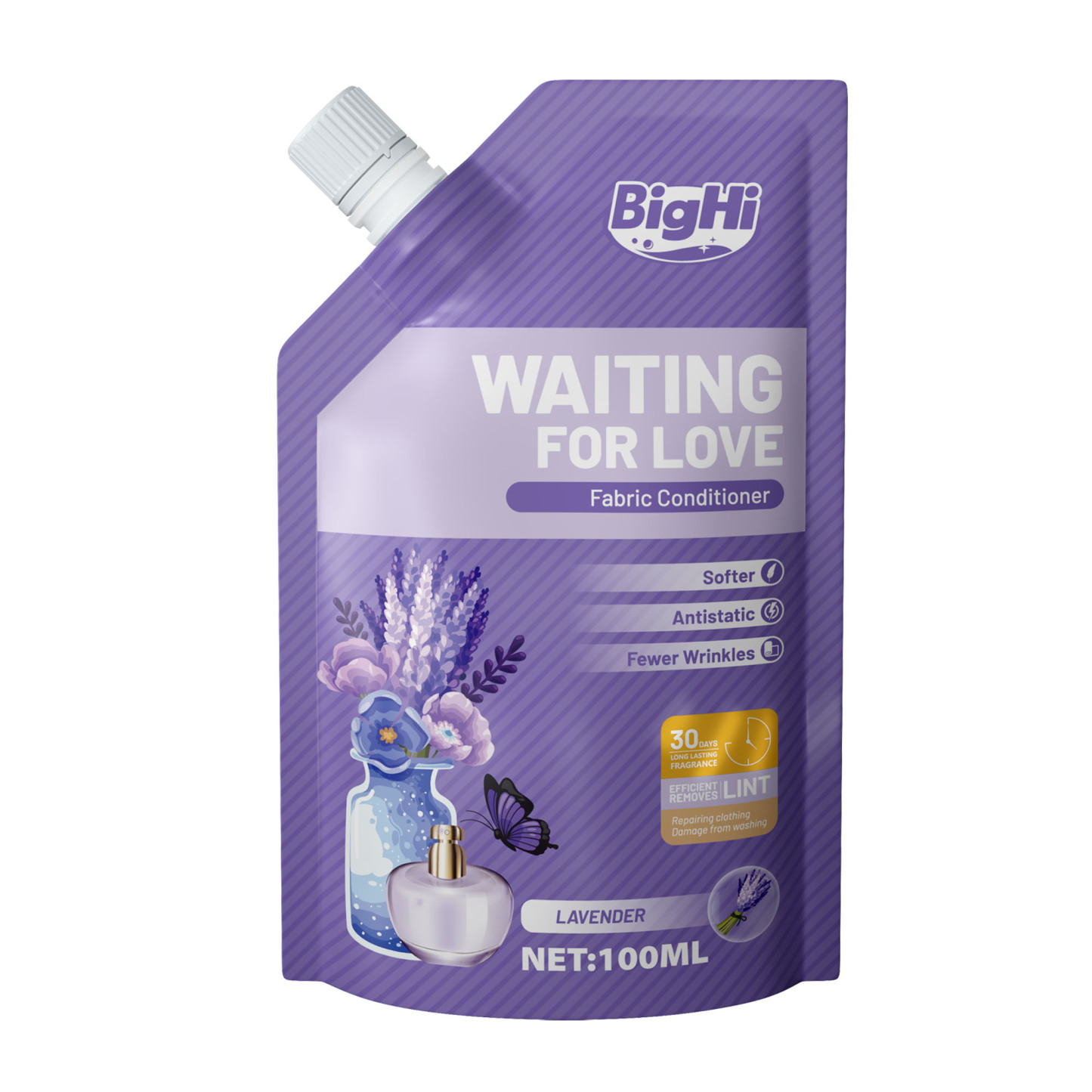 BigHi 100ML Fabric Conditioner Waiting For Love Lavender Scent