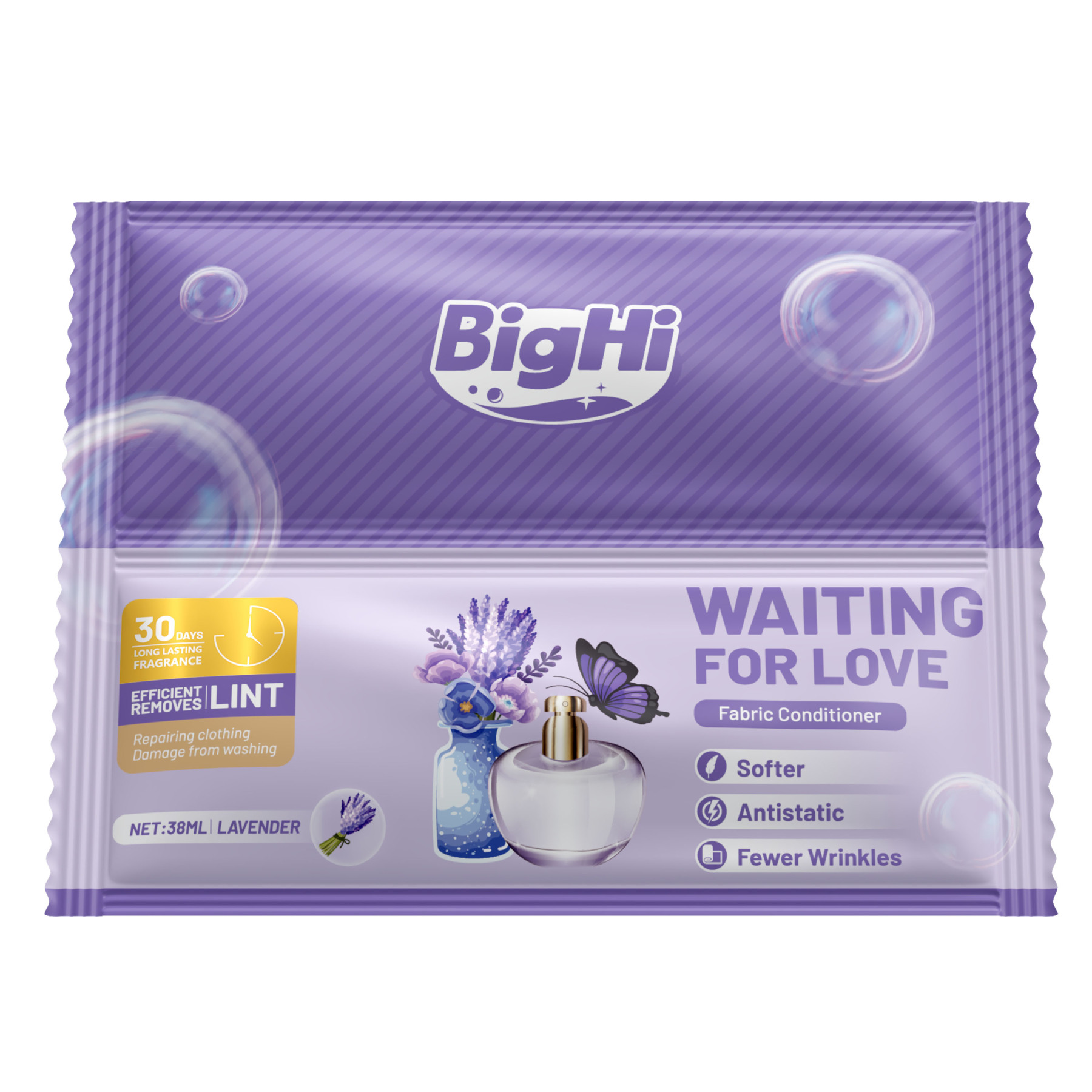 BigHi 38ML Fabric Conditioner Waiting For Love Lavender Scent