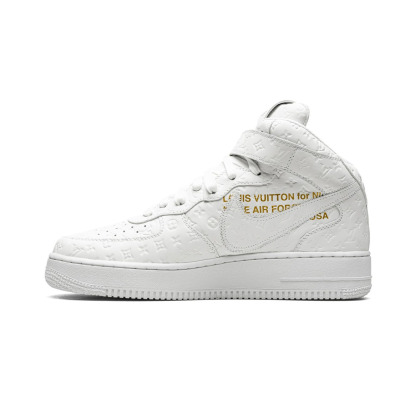 【Louis Vuitton X Nike Air Force 1 White】100足の限定発売! ナイキ エア フォース 1の40周年を記念して、2023年春夏の新作