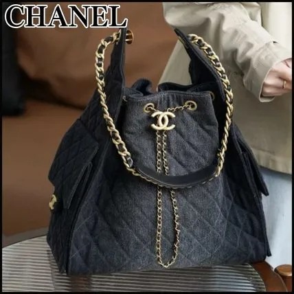 【お洒落さんにお勧めデニム♡】CHANEL25 ホーボーバッグ