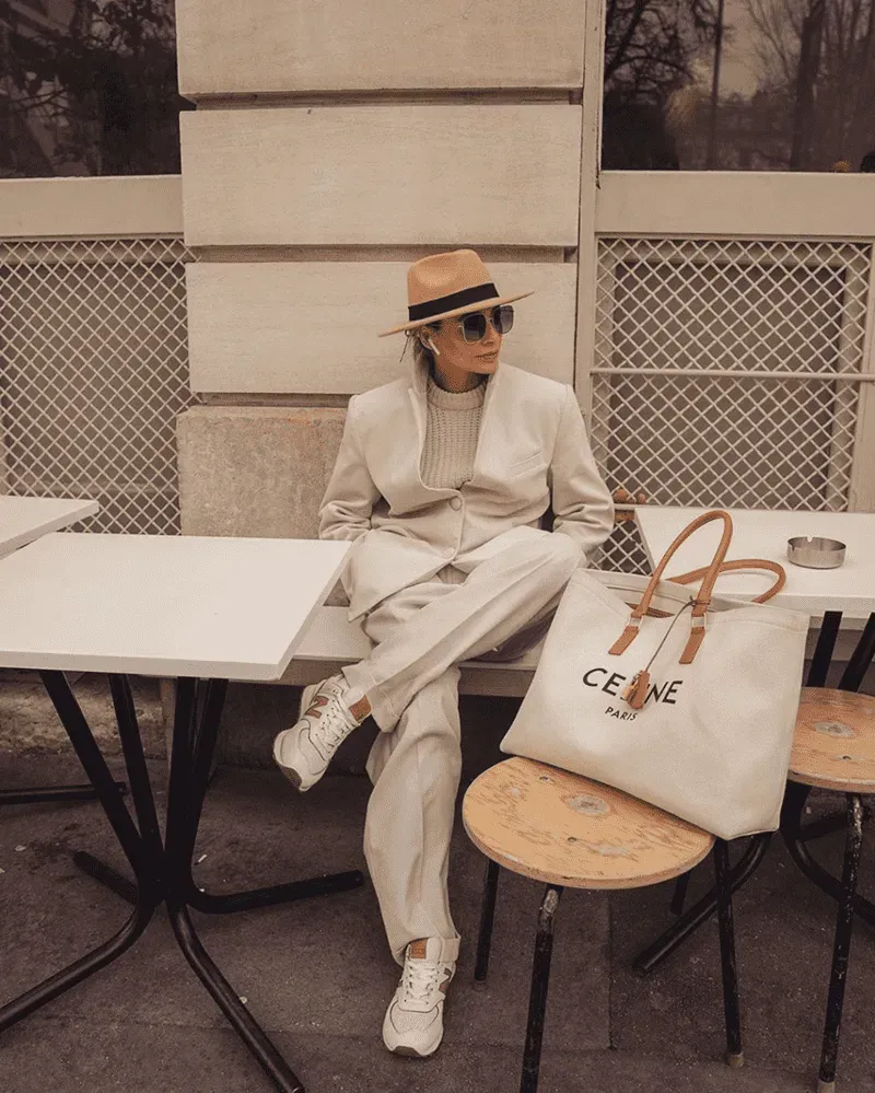 CELINE Cabas Horizontal – elegancka torba shopper w stylu minimalistycznym